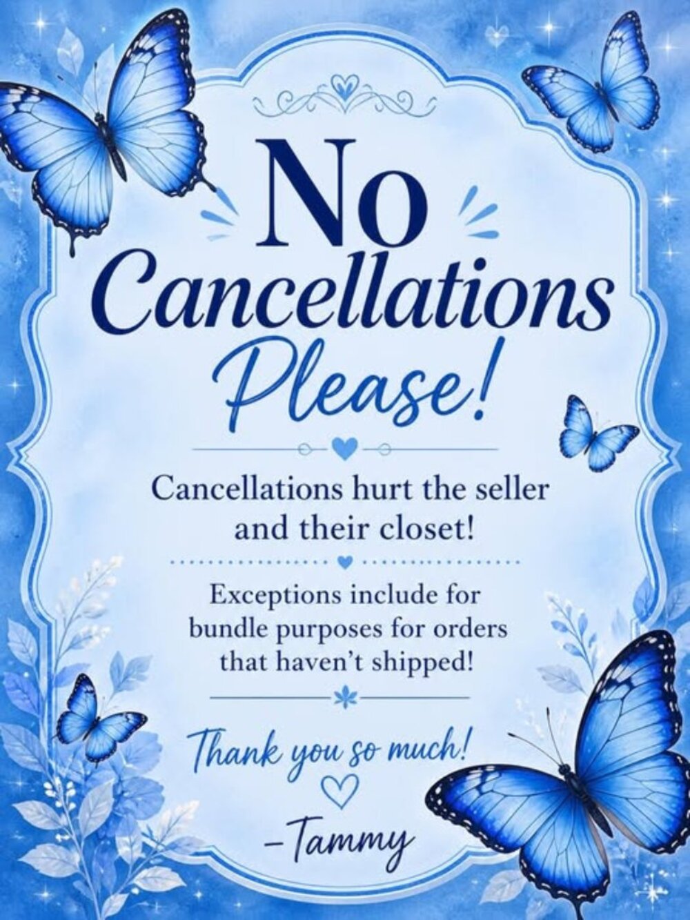 ‼️🚨no cancellations‼️🚨